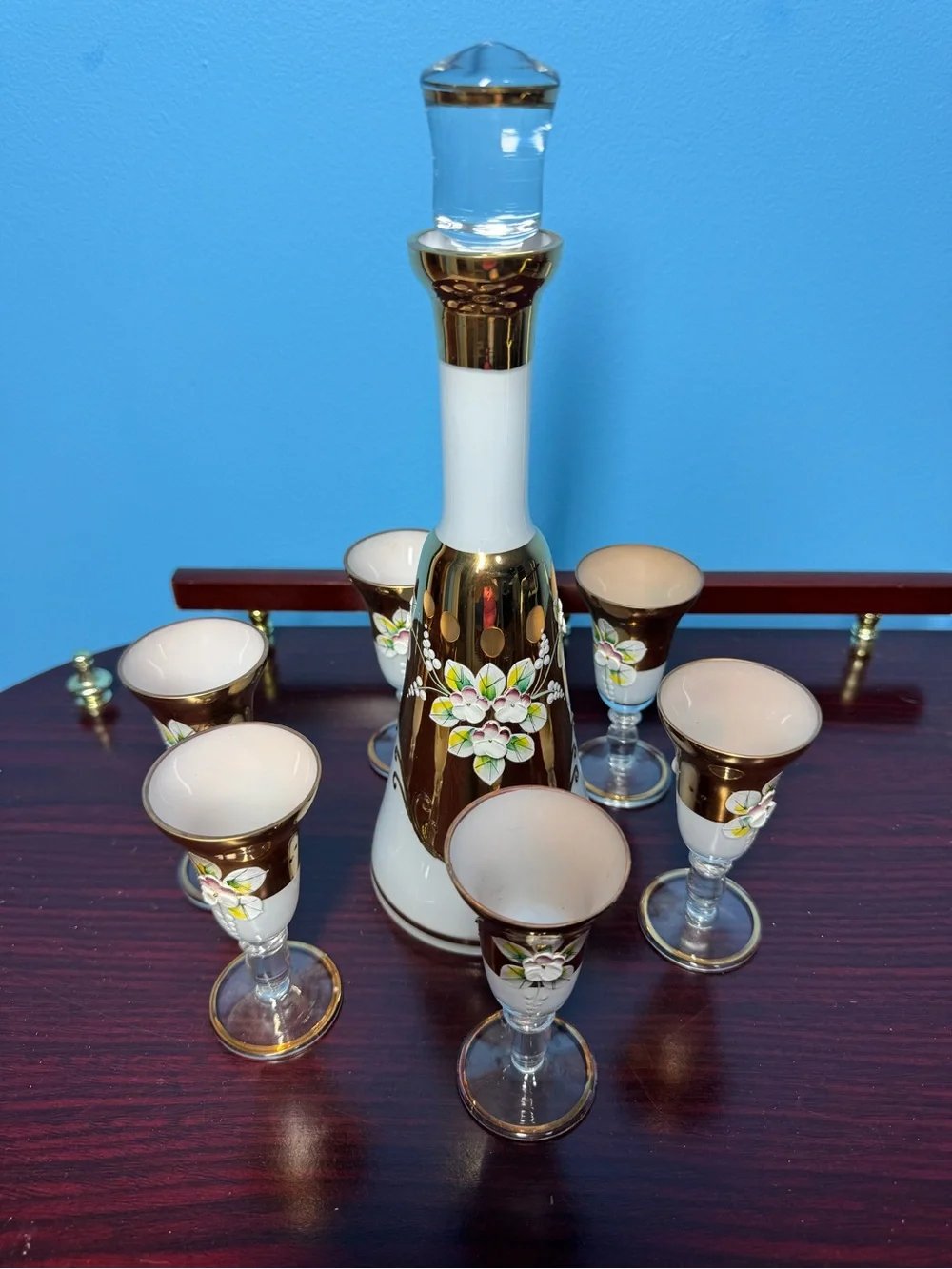 Bohemian vintage glass